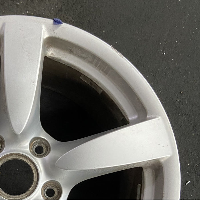 18" PORSCHE BOXSTER 08 18x9 5 spoke w/o black finish Original OEM Wheel Rim - Close-Up Detail