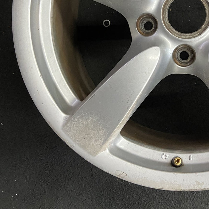 18" PORSCHE BOXSTER 08 18x9 5 spoke w/o black finish Original OEM Wheel Rim - Additional View