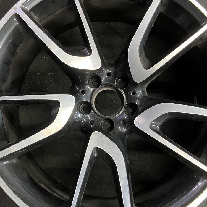 21" MERCEDES GLC-CLASS 18-19 253 Type GLC43 21x9.5 machined face with black - Angle View