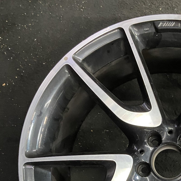 21" MERCEDES GLC-CLASS 18-19 253 Type GLC43 21x9.5 machined face with black - Side Profile