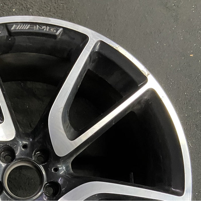 21" MERCEDES GLC-CLASS 18-19 253 Type GLC43 21x9.5 machined face with black - Close-Up Detail