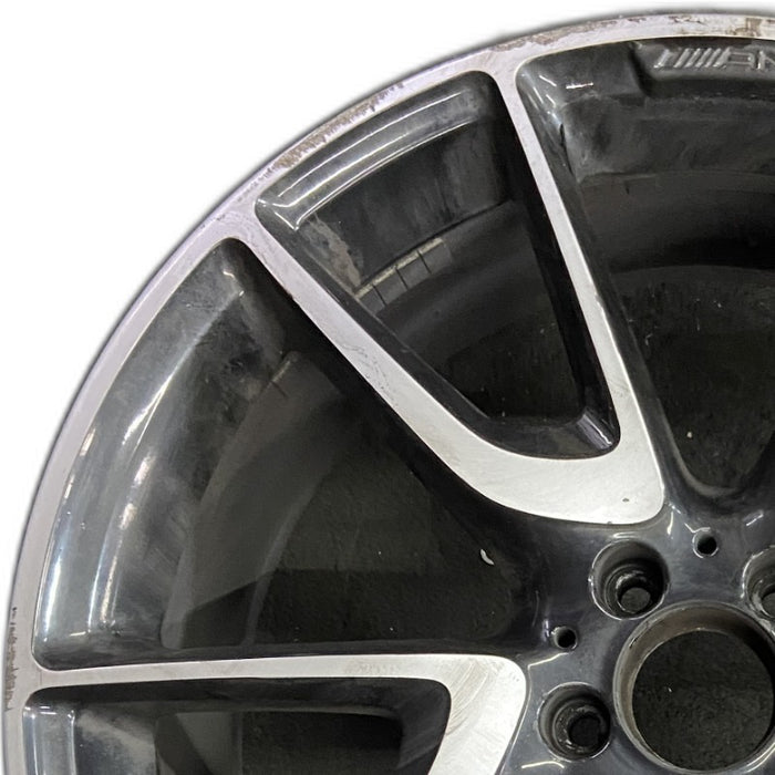21" MERCEDES GLC-CLASS 18-19 253 Type GLC43 21x8.5 machined face with black - Angle View
