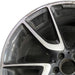 21" MERCEDES GLC-CLASS 18-19 253 Type GLC43 21x8.5 machined face with black - Angle View