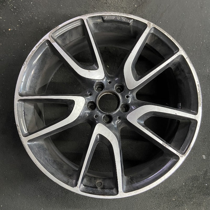 21" MERCEDES GLC-CLASS 18-19 253 Type GLC43 21x8.5 machined face with black - Front View