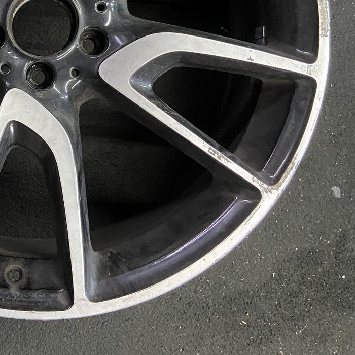 21" MERCEDES GLC-CLASS 18-19 253 Type GLC43 21x8.5 machined face with black - Back View