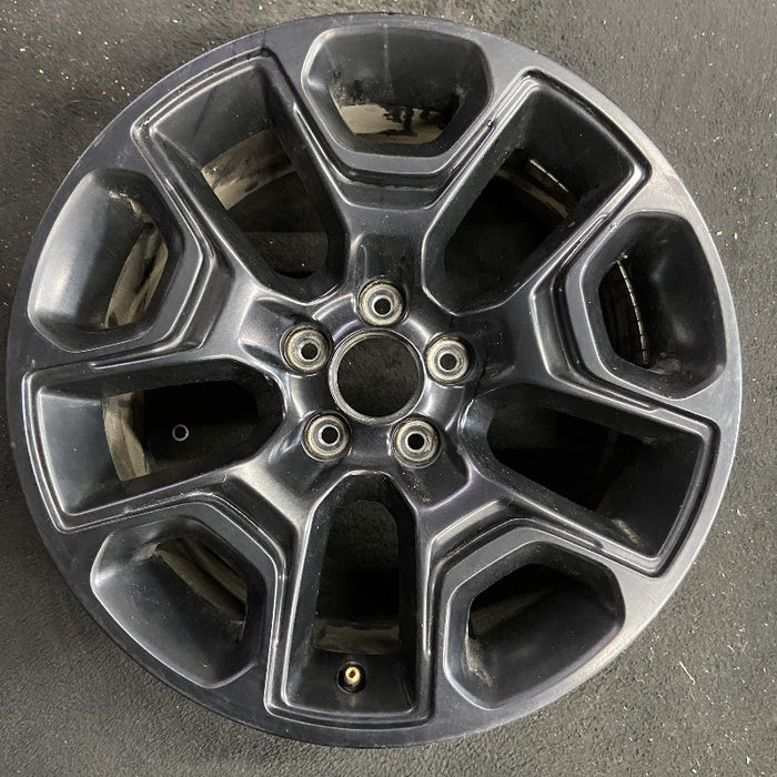 17" CHEROKEE 19-21 17x7.5 5 spoke open spoke opt WBG lug nut spoke Original OEM - Front View