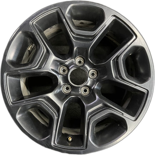 17" CHEROKEE 19-21 17x7.5 5 spoke open spoke opt WBG lug nut spoke Original OEM - Front View