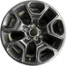17" CHEROKEE 19-21 17x7.5 5 spoke open spoke opt WBG lug nut spoke Original OEM - Front View