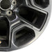 17" CHEROKEE 19-21 17x7.5 5 spoke open spoke opt WBG lug nut spoke Original OEM - Close-Up Detail