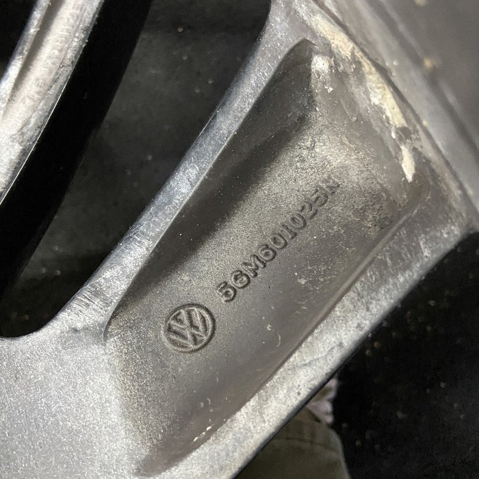 18" JETTA GLI 19-21 18x7.5 alloy 5 double spoke machined face with pockets Original OEM Wheel Rim