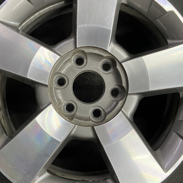 19" ACADIA 09 19x7.5 5 spoke ultra bright finish opt P64 Original OEM Wheel Rim - Angle View