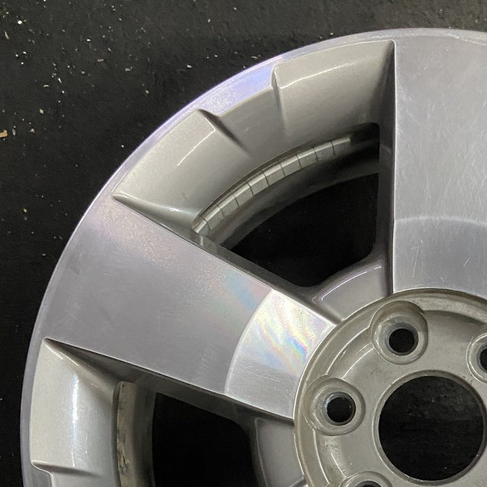 19" ACADIA 09 19x7.5 5 spoke ultra bright finish opt P64 Original OEM Wheel Rim - Side Profile