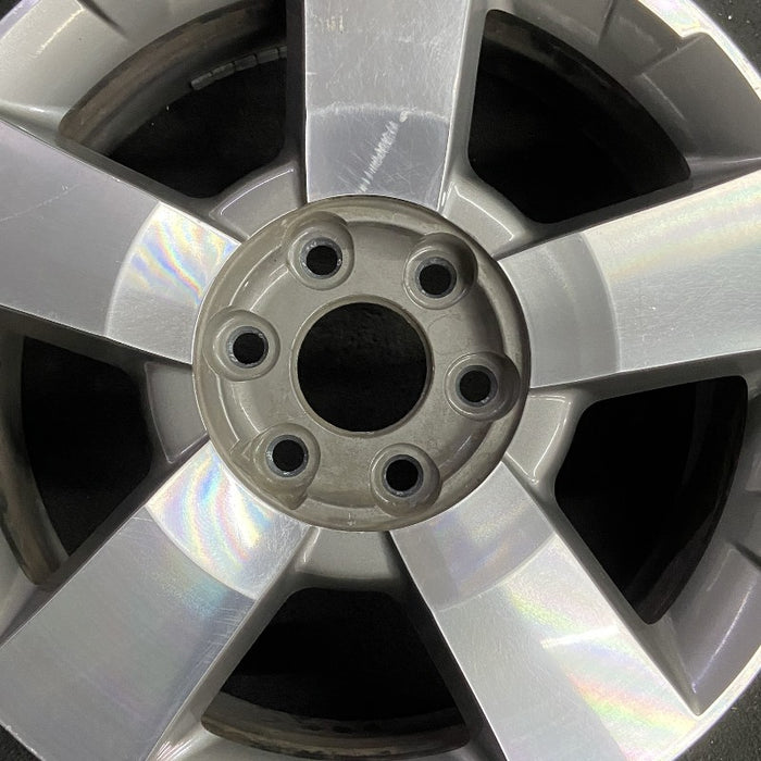 19" ACADIA 09 19x7.5 5 spoke ultra bright finish opt P64 Original OEM Wheel Rim - Angle View