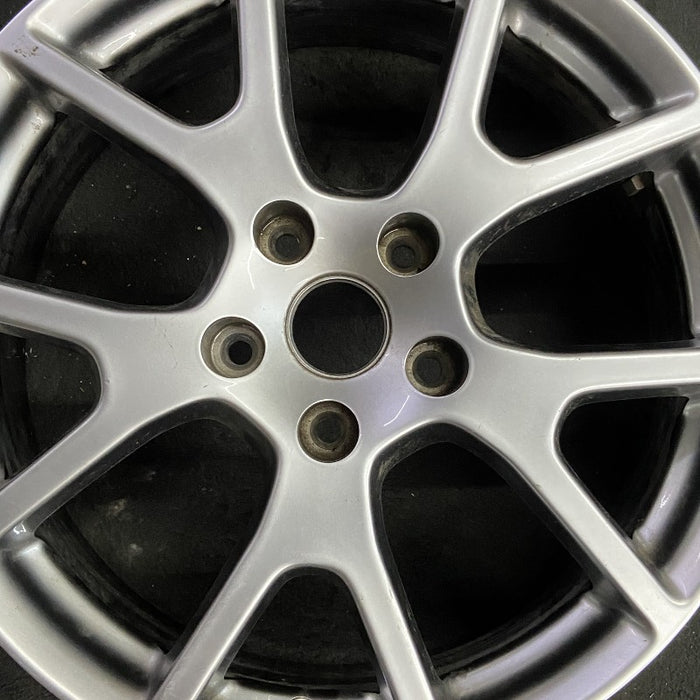 19" JOURNEY 11-14 19x7 alloy 10 spoke carb finish Original OEM Wheel Rim - Angle View