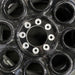 20" FORD F250SD PICKUP 23-24 20x8 8 spoke solid spoke black circle spoke - Angle View