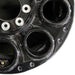 20" FORD F250SD PICKUP 23-24 20x8 8 spoke solid spoke black circle spoke - Close-Up Detail