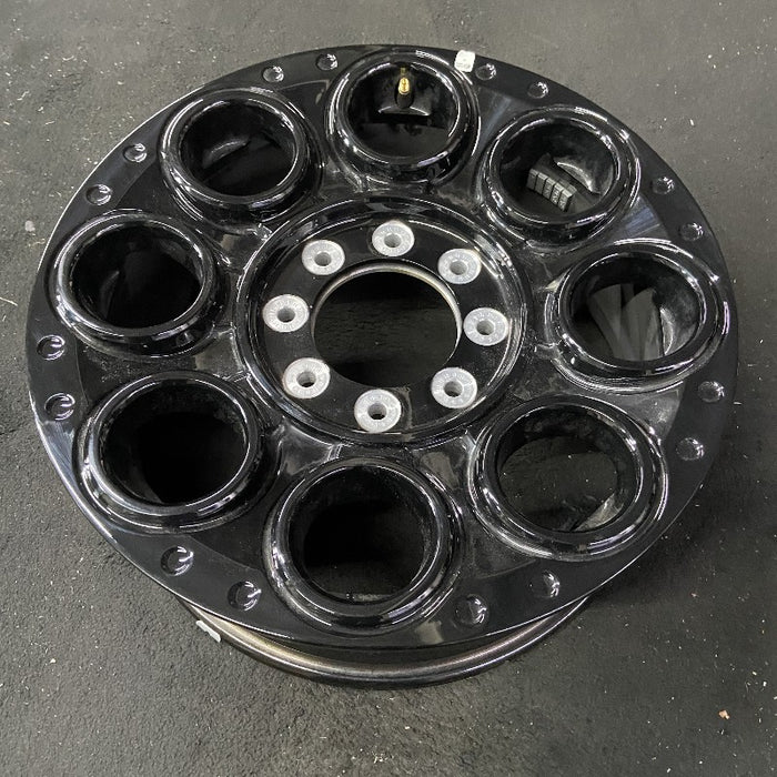 20" FORD F250SD PICKUP 23-24 20x8 8 spoke solid spoke black circle spoke - View 8