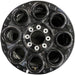 20" FORD F250SD PICKUP 23-24 20x8 8 spoke solid spoke black circle spoke - Front View