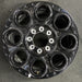 20" FORD F250SD PICKUP 23-24 20x8 8 spoke solid spoke black circle spoke - Additional View
