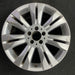 18" MERCEDES S-CLASS 09 221 Type; S550 18x8.5 7 split spokes Original OEM Wheel - Front View