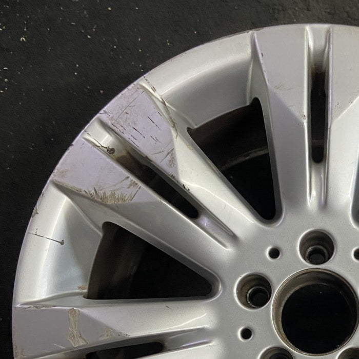 18" MERCEDES S-CLASS 09 221 Type; S550 18x8.5 7 split spokes Original OEM Wheel - Side Profile