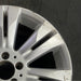 18" MERCEDES S-CLASS 09 221 Type; S550 18x8.5 7 split spokes Original OEM Wheel - Close-Up Detail