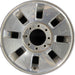 18" FORD F250SD PICKUP 08 18x8 SRW TPMS 8 slots aluminum polished rectangular - Front View