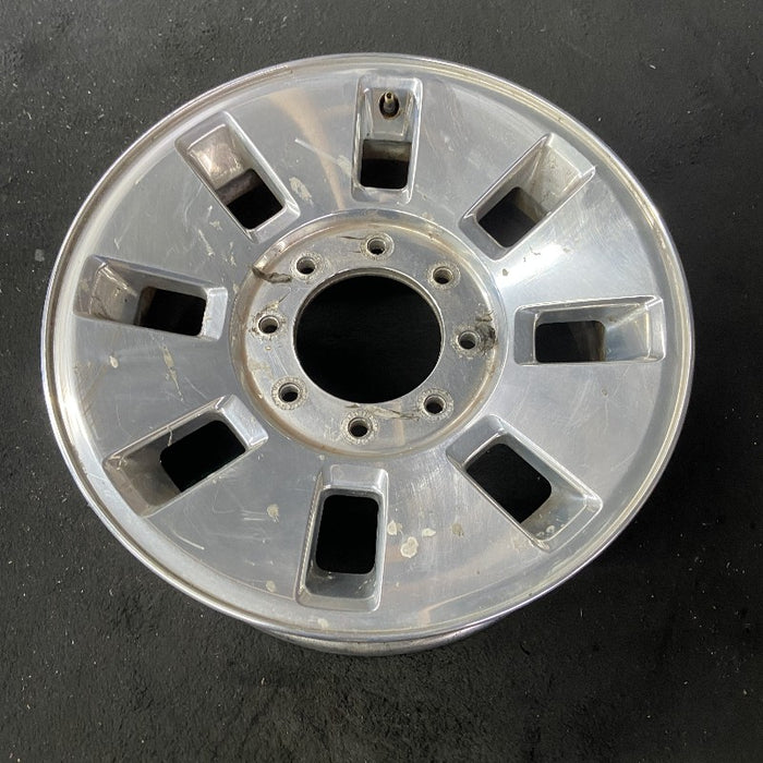 18" FORD F250SD PICKUP 08 18x8 SRW TPMS 8 slots aluminum polished rectangular - View 8