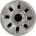 18" FORD F250SD PICKUP 08 18x8 SRW TPMS 8 slots aluminum polished rectangular - Front View