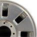 18" FORD F250SD PICKUP 08 18x8 SRW TPMS 8 slots aluminum polished rectangular - Side Profile