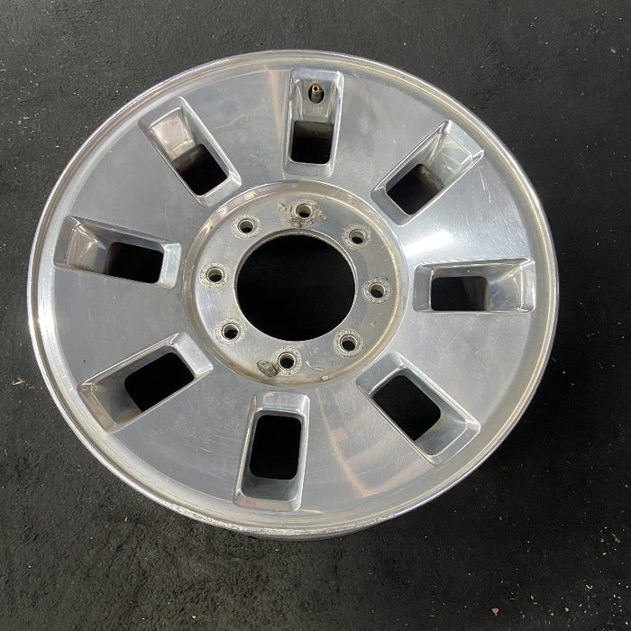 18" FORD F250SD PICKUP 08 18x8 SRW TPMS 8 slots aluminum polished rectangular - View 8