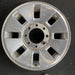 18" FORD F250SD PICKUP 08 18x8 SRW TPMS 8 slots aluminum polished rectangular - Front View