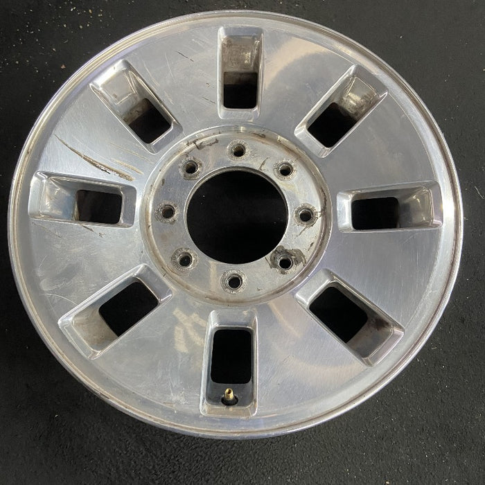 18" FORD F250SD PICKUP 08 18x8 SRW TPMS 8 slots aluminum polished rectangular - View 7