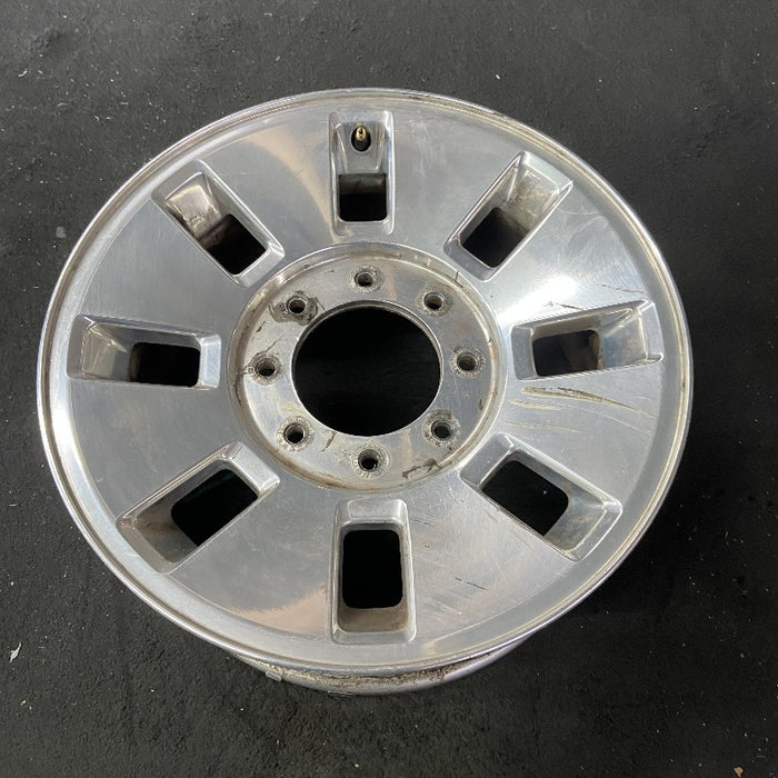 18" FORD F250SD PICKUP 08 18x8 SRW TPMS 8 slots aluminum polished rectangular - View 8