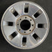 18" FORD F250SD PICKUP 08 18x8 SRW TPMS 8 slots aluminum polished rectangular - Front View