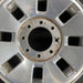 18" FORD F250SD PICKUP 08 18x8 SRW TPMS 8 slots aluminum polished rectangular - Angle View