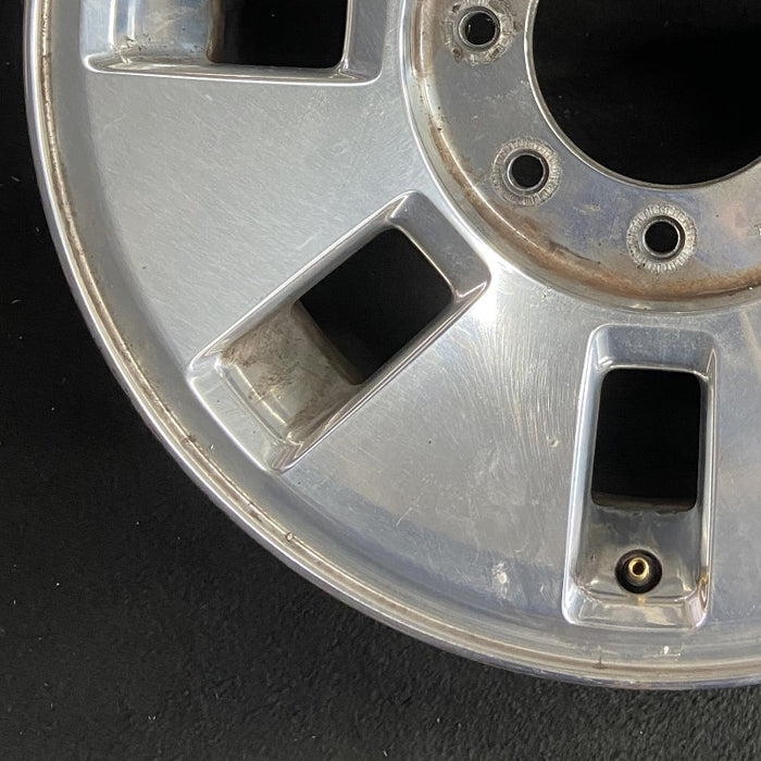 18" FORD F250SD PICKUP 08 18x8 SRW TPMS 8 slots aluminum polished rectangular - Additional View