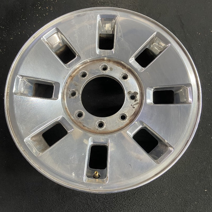 18" FORD F250SD PICKUP 08 18x8 SRW TPMS 8 slots aluminum polished rectangular - View 7