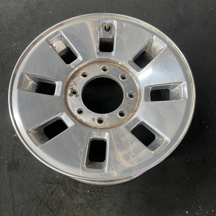 18" FORD F250SD PICKUP 08 18x8 SRW TPMS 8 slots aluminum polished rectangular - View 8