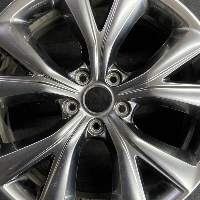 19" SANTA FE 18 19x7.5 alloy 2.0L Sport Original OEM Wheel Rim - Angle View