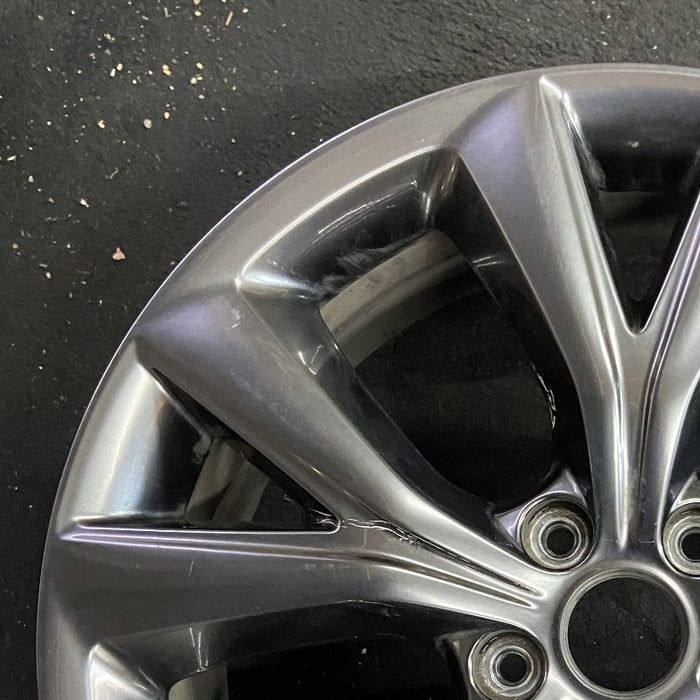 19" SANTA FE 18 19x7.5 alloy 2.0L Sport Original OEM Wheel Rim - Side Profile