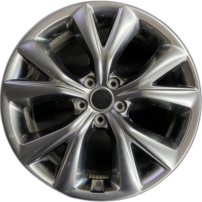 19" SANTA FE 18 19x7.5 alloy 2.0L Sport Original OEM Wheel Rim - Front View