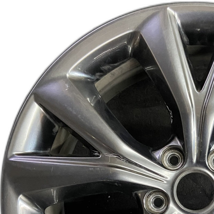 19" SANTA FE 18 19x7.5 alloy 2.0L Sport Original OEM Wheel Rim - Angle View