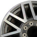 20" FORD F250SD PICKUP 17 20x8 aluminum TPMS 16 spoke 8 split spoke machined - Angle View