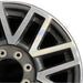 20" FORD F250SD PICKUP 17 20x8 aluminum TPMS 16 spoke 8 split spoke machined - Side Profile