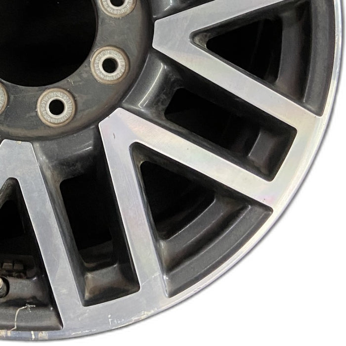 20" FORD F250SD PICKUP 17 20x8 aluminum TPMS 16 spoke 8 split spoke machined - Close-Up Detail