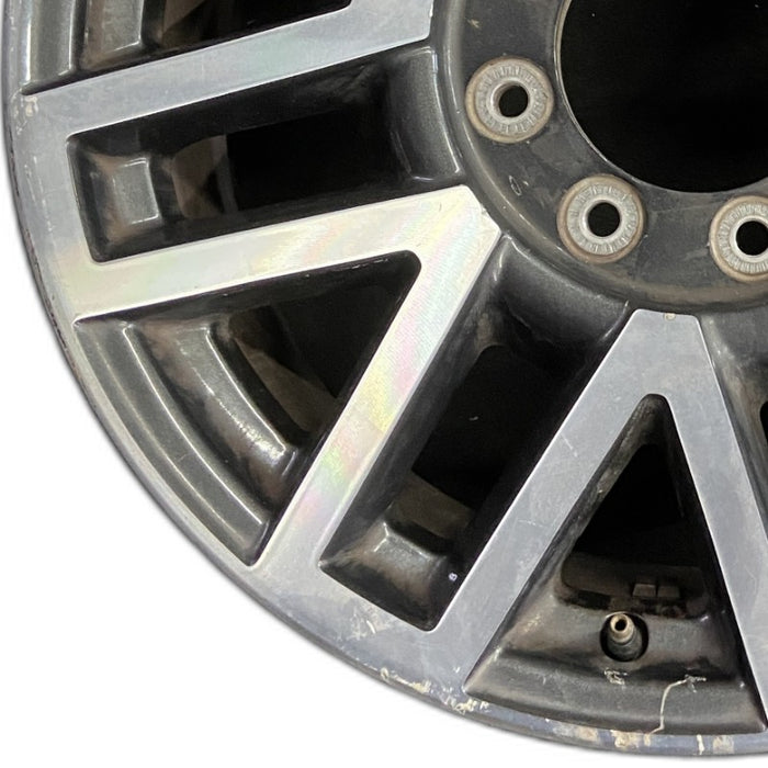 20" FORD F250SD PICKUP 17 20x8 aluminum TPMS 16 spoke 8 split spoke machined - Back View