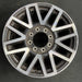 20" FORD F250SD PICKUP 17 20x8 aluminum TPMS 16 spoke 8 split spoke machined - Front View