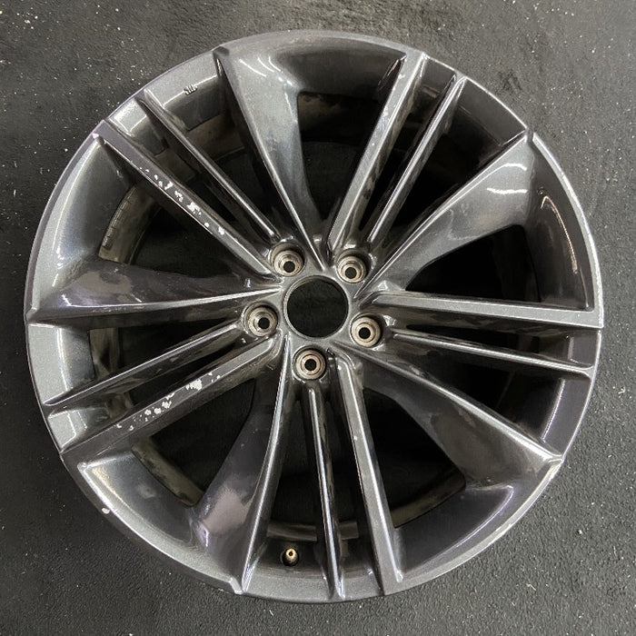 20" QX55 22-24 20x8.5 Original OEM Wheel Rim - Front View
