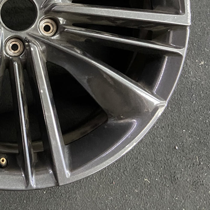 20" QX55 22-24 20x8.5 Original OEM Wheel Rim - Back View